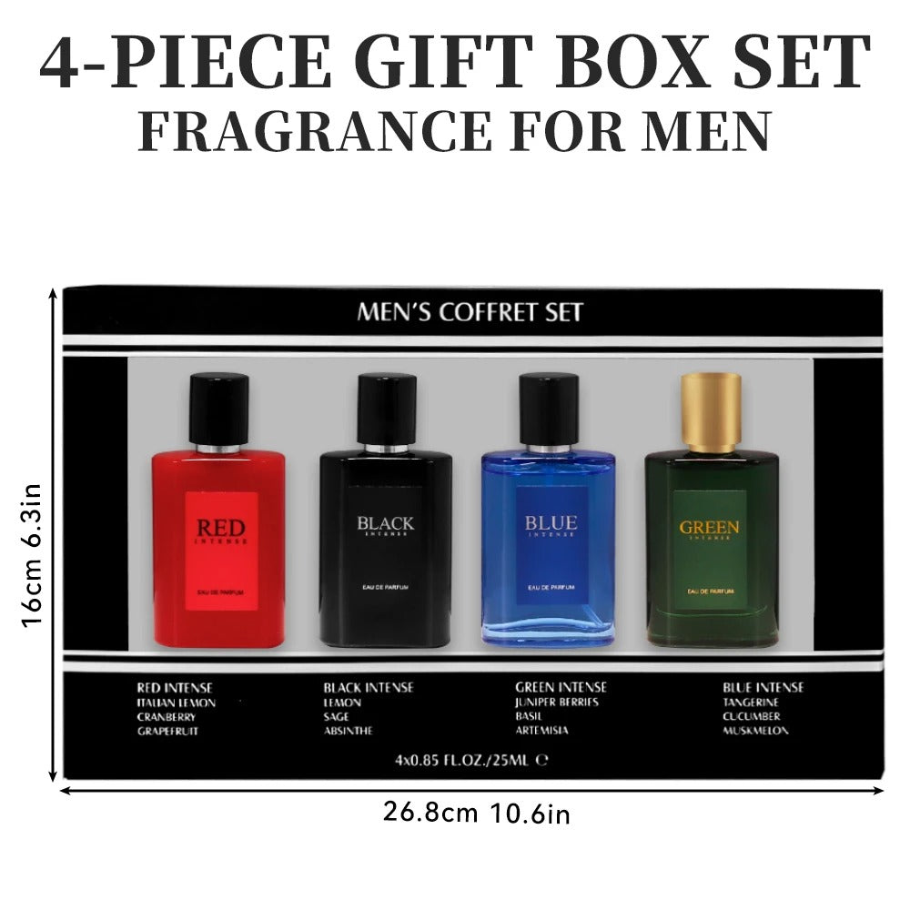 The Definitive Gentleman's Holiday Collection: 4-Piece Cologne Discovery Set