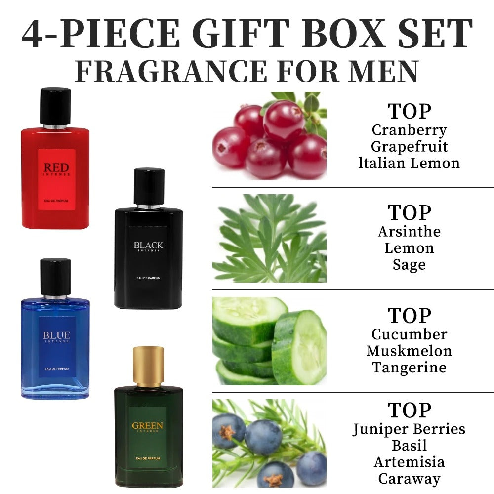 The Definitive Gentleman's Holiday Collection: 4-Piece Cologne Discovery Set