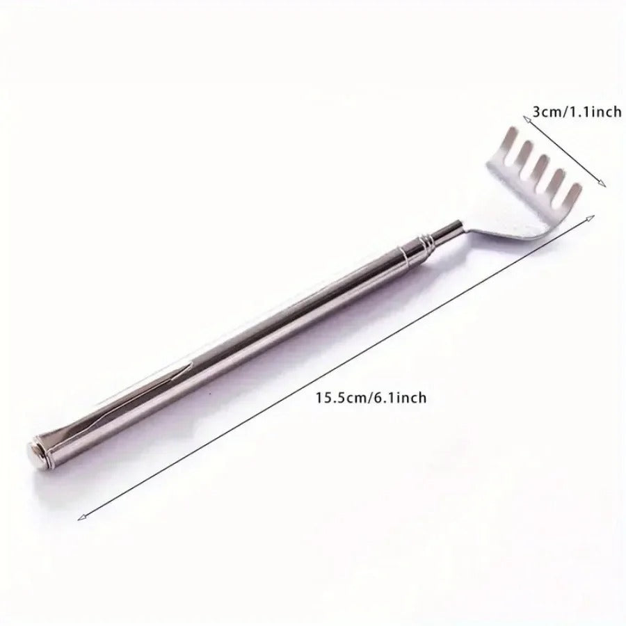 Extendable back scratcher stainless steel