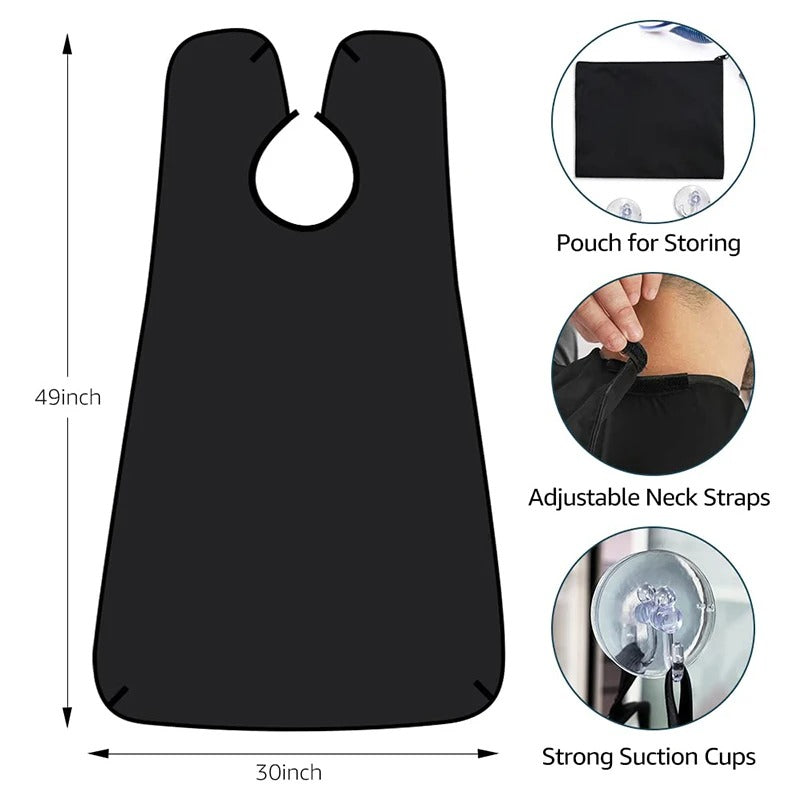 The "Mess-Muffler" Beard Trimming Apron: The Marriage Saver Kit