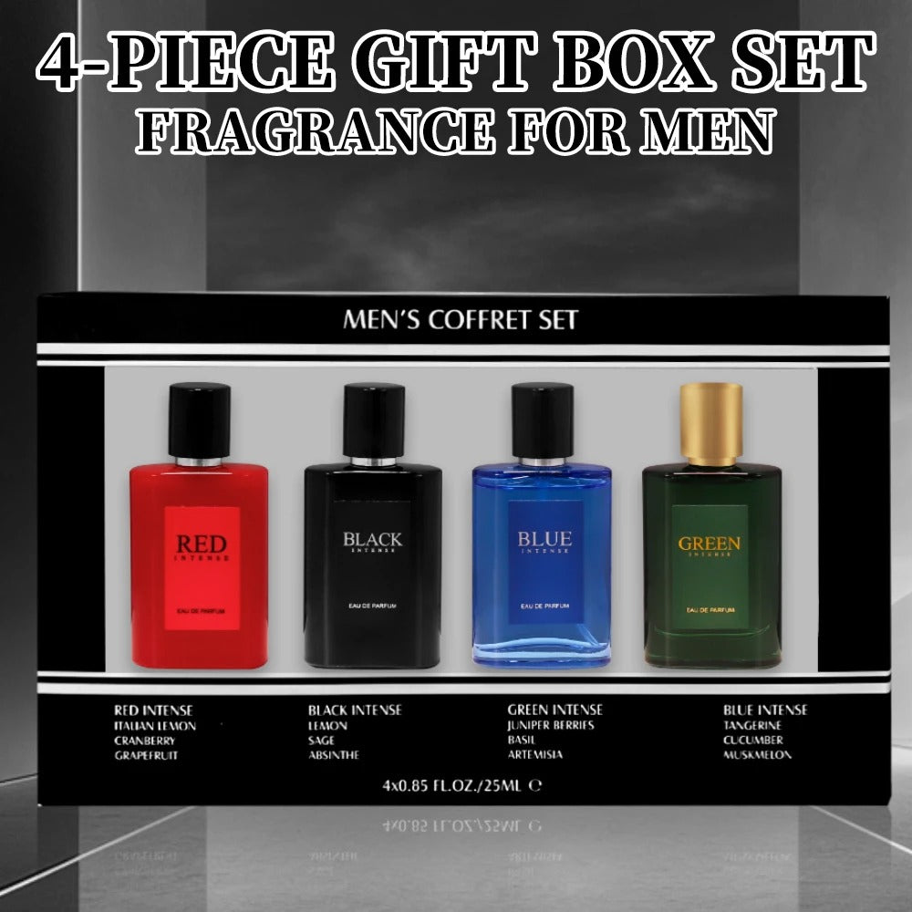 The Definitive Gentleman's Holiday Collection: 4-Piece Cologne Discovery Set