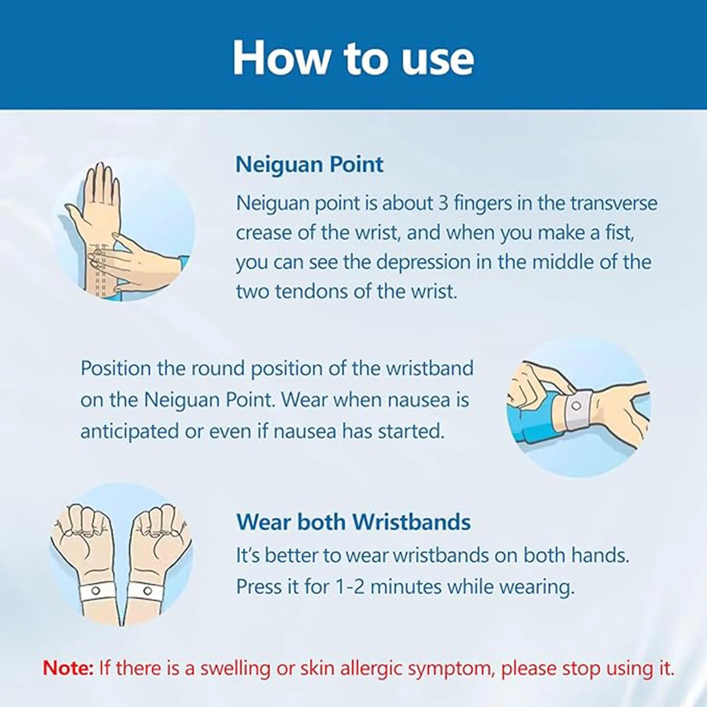 Travel Motion Sickness Bands