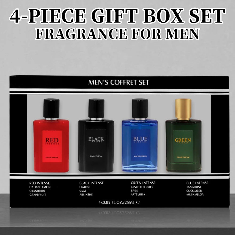 The Definitive Gentleman's Holiday Collection: 4-Piece Cologne Discovery Set