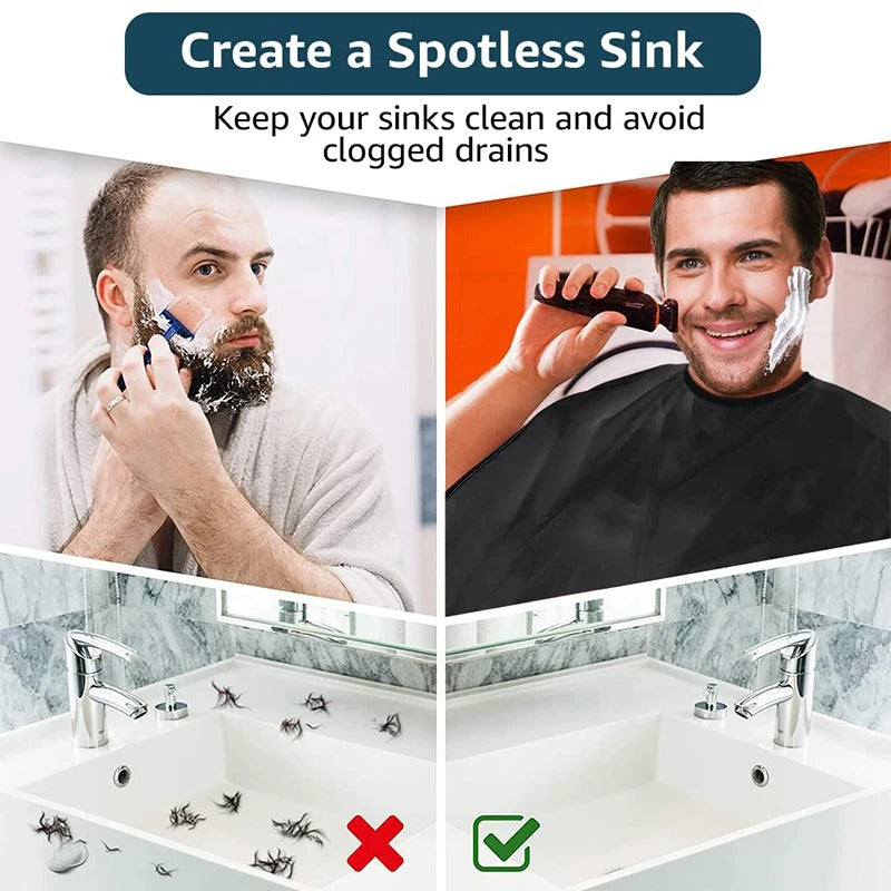 The "Mess-Muffler" Beard Trimming Apron: The Marriage Saver Kit