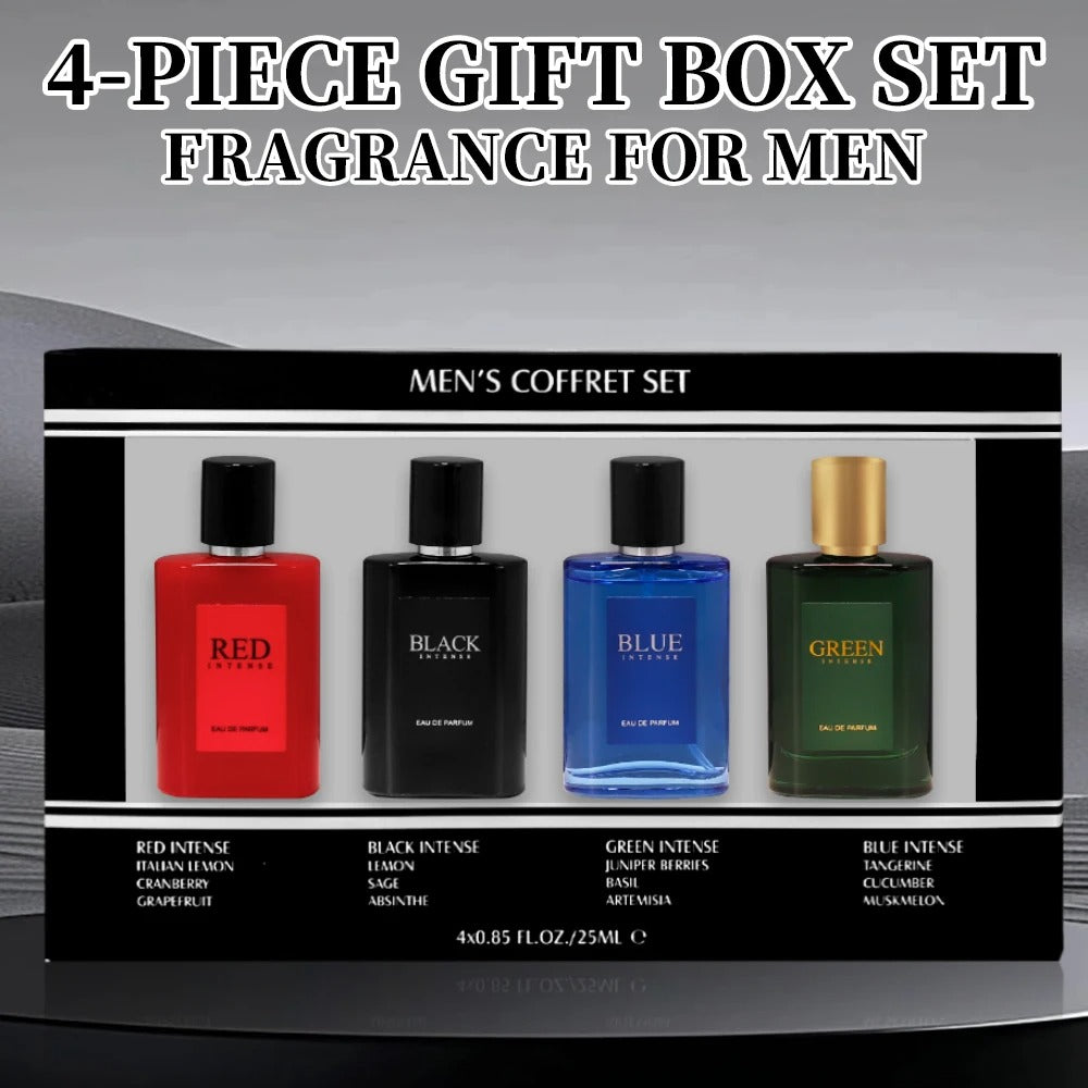 The Definitive Gentleman's Holiday Collection: 4-Piece Cologne Discovery Set