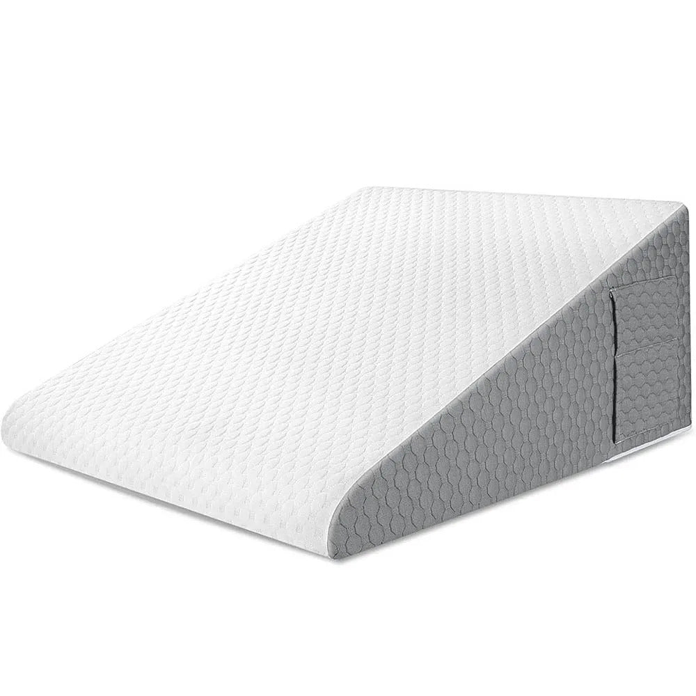 Versatile wedge pillow for sleep apnea, acid reflux, nighttime congestion, and more