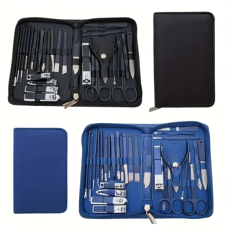 The Ultimate 30-Piece Professional Stainless Steel Manicure & Grooming Set